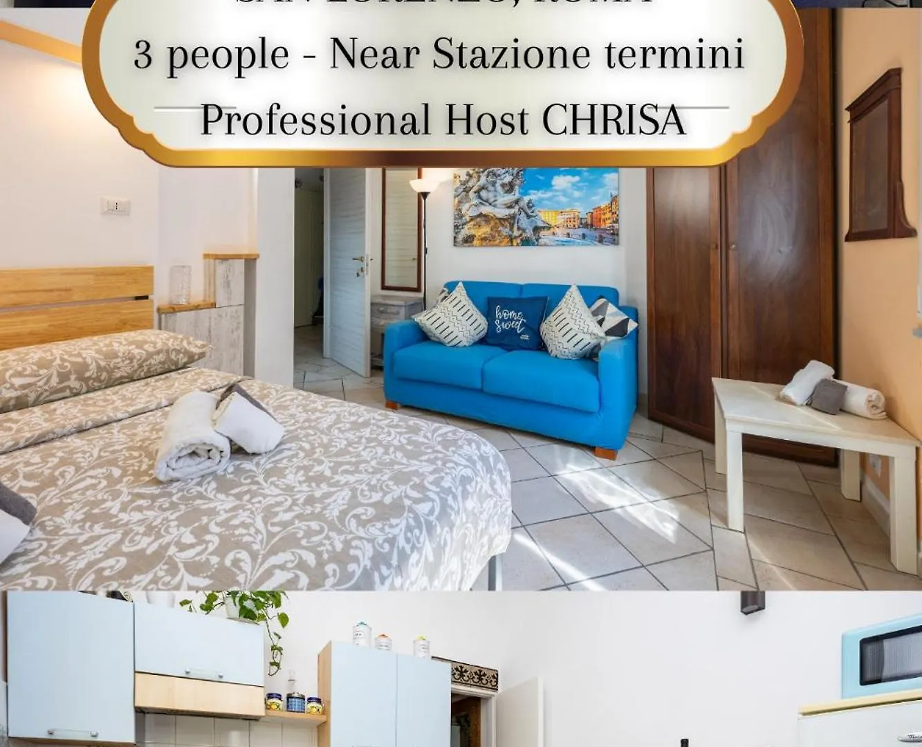 רומא Apt San Lorenzo , Near Termini Central Station D